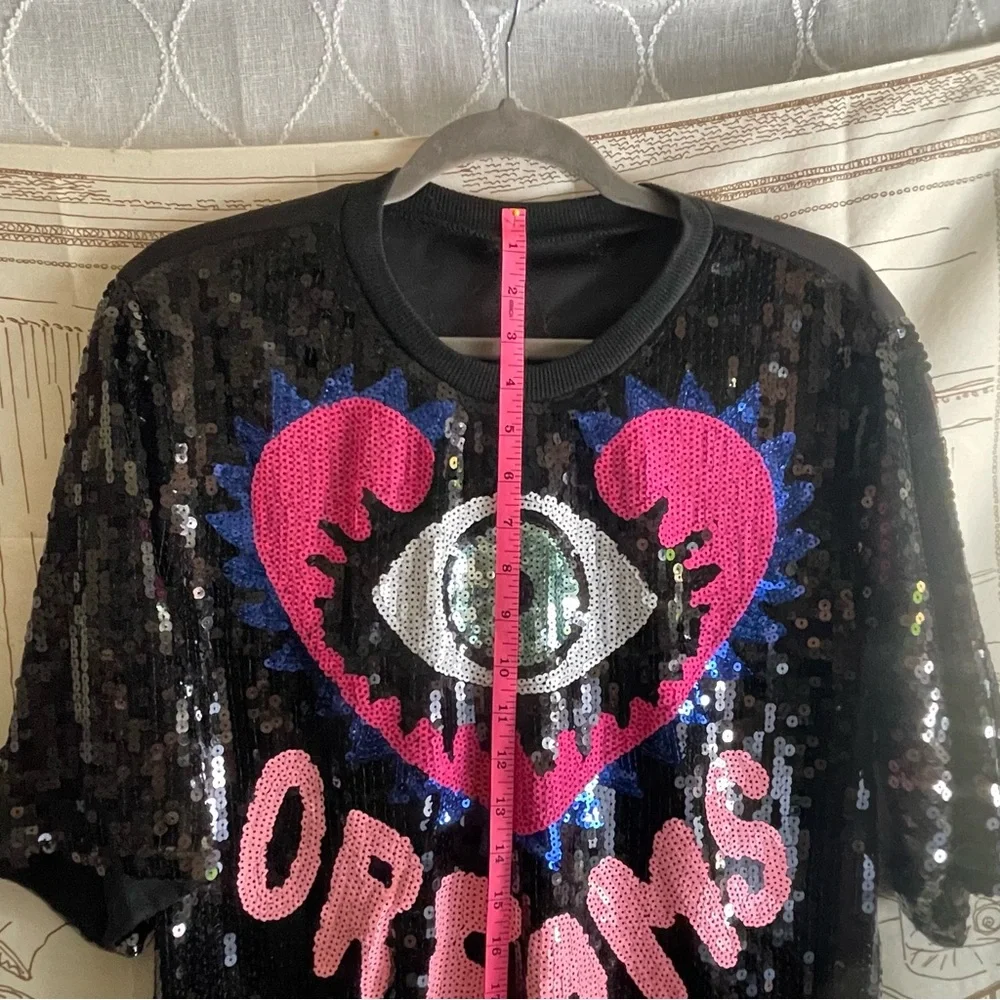 Sequined Dreams and Screams top - Picture 4 of 11